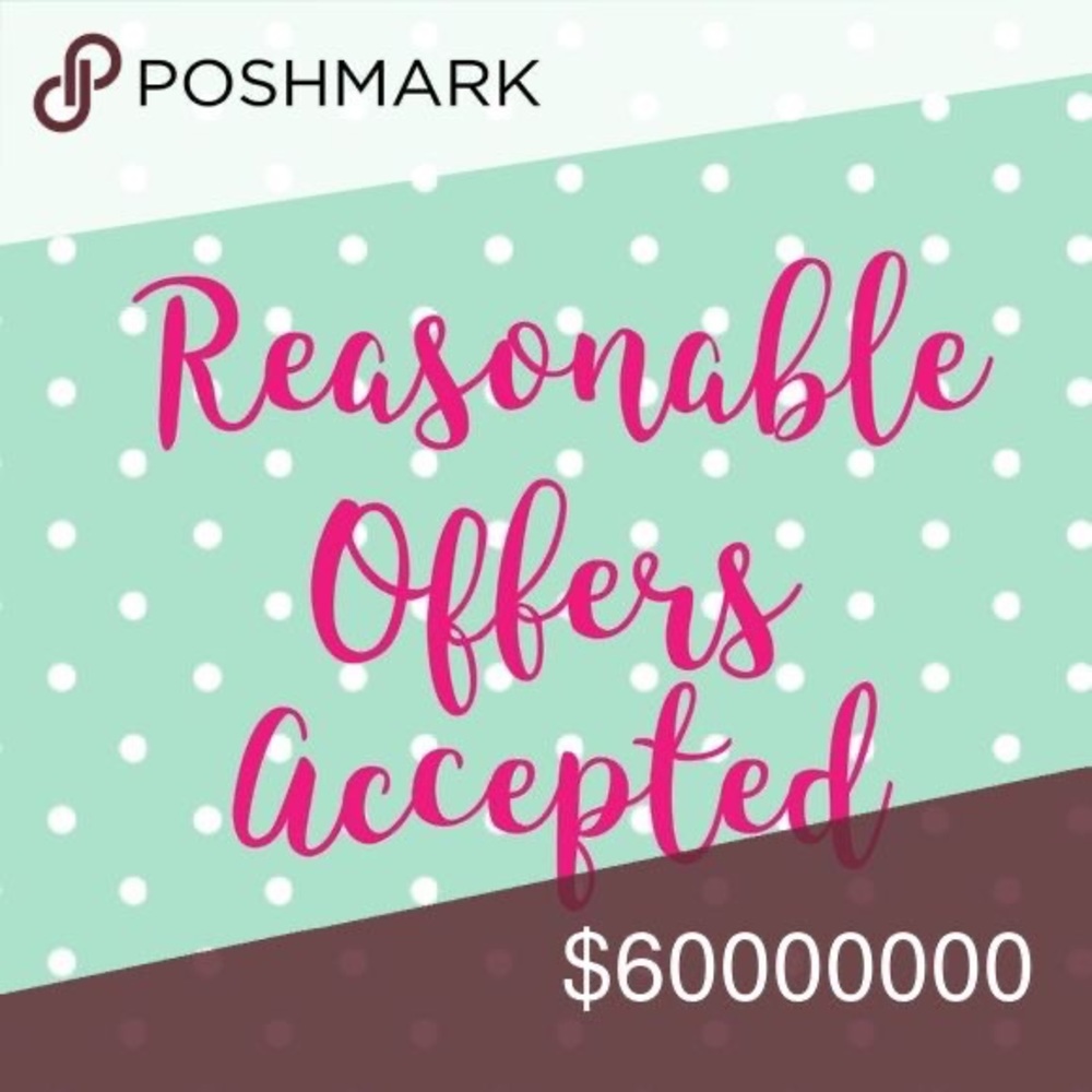 ✨Like an item!!! Send an offer!!! I love to accept all reasonable offers 💖💖💖